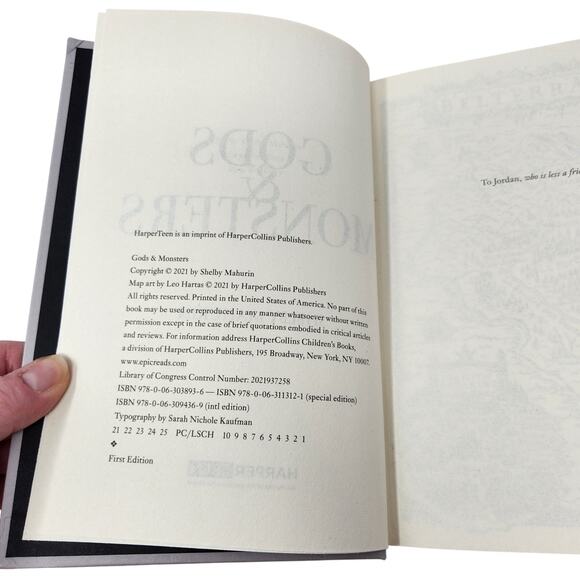 Gods & Monsters Shelby Mahurin Special Signed First Edition Hardback Book - Picture 5 of 7